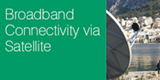 Broadband connectivity via satellite